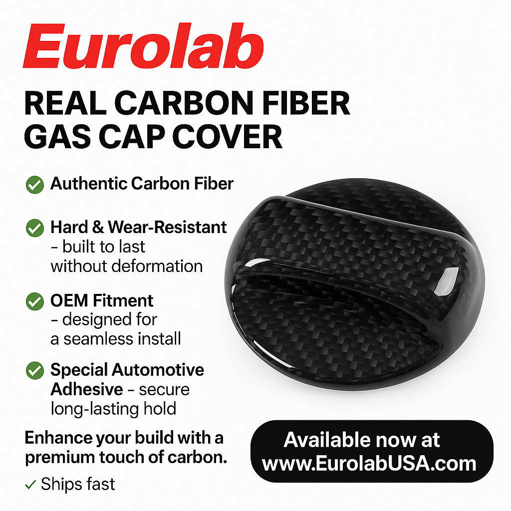 Real Carbon Fiber Gas Cap Cover