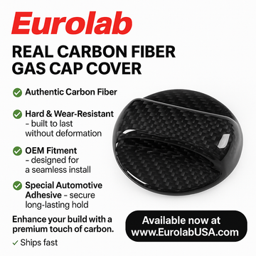 Real Carbon Fiber Gas Cap Cover