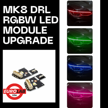 MK8 DRL RGBW multicolor RGB LED boards daytime running lights