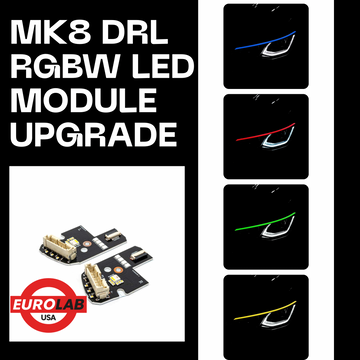 MK8 DRL RGBW multicolor RGB LED boards daytime running lights