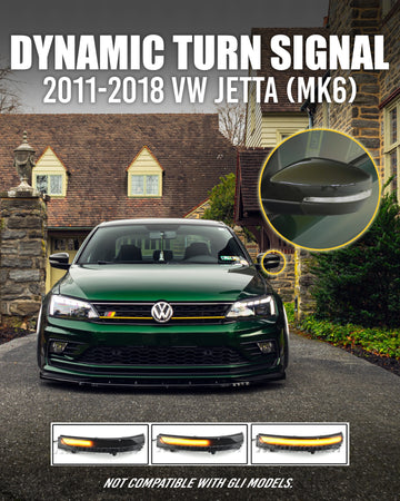 Dynamic LED Turn Signal Side Mirror Indicator for Jetta Mk6